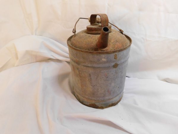 Galvanized Metal Gas or Kerosene Can - Image 7